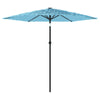 Garden Parasol with Steel , Beach Parasol, Crank Mechanism for Garden, P9H3