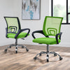 Mesh Office Chair Computer Cushioned Home Swivel Leather Small Adjustable Chairs