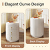 Modern Nightstand with 3 Drawers No Assembly Bedside Table Night Stand White