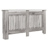 Small Medium Large Radiator Cover Vertical Slatted Grill Wooden Heating Cabinet
