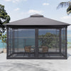 Large Party Gazebo 13x10ft - Weatherproof Mesh Side Panels Included