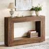 Farmhouse Console Table, 47 Inches Wooden Entryway Console Table with Storage