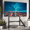 Large Rolling Floor TV Stand Wheels TV Cart for 40-75" Office Conference Lecture
