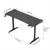 X-Large RGB Gaming Desk Height Adjustable Sit Stand up Desk Business Study Table