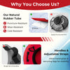 Heavy-Duty Snow Tube Adults Kids Inflatable 40” Puncture-Proof Sled Ski Tube
