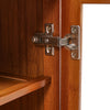 Entryway Sideboard Visible Doors Shoe Cabinet 5 Layers & Drawer Narrow Closet