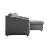 Big Sales! Corner Sofa Bed Pull out Sofabed 3 Seater Recliner Sleeper w/ Storage
