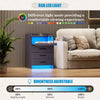 Bedside Table with Charging Station & Led Lights, Bedside Cabinet with 3 Drawers