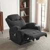 Electric Recliner Chair Massage Heating Armchair Sofa with Cup Holder Black