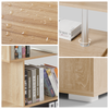 MONDEER Computer Desk Corner Desk Office 360° Adjustable Shelve L-Shaped