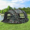 3-4 Man Waterproof Pop up Camping Tent Hiking Outdoor Tent 2 window 2 door floor