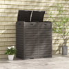 Outdoor Double Bin Trash Can 235L Large Capacity Waste Bin w/ Liquid Tray