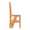 4 Steps Step Stool Reversible Chair Seat Portable Ladder Bookshelf Display Rack