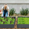 Patio Garden 3-Tier Raised Garden Bed Elevated Planter Box