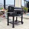 BBQ Smoker Charcoal Barbecue Grill Portable Outdoor Garden Warming Rack Shelves