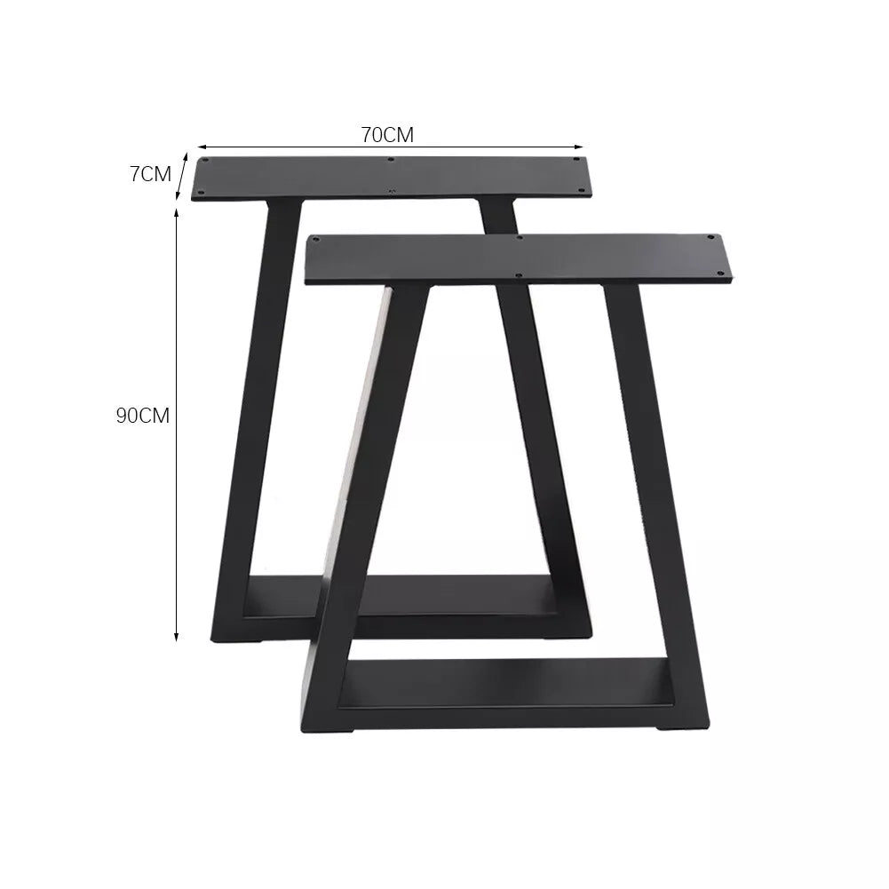Industrial Metal Table Legs Dining Bench Coffee Desk Furniture Stand X Frame