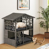 2-tier Cat House Kitten Condo Enclosure w/ Removable Cushions