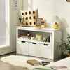 3 Drawer Storage Cabinet Wooden Bookshelf Display Rack Kids Toy Organizer Table