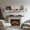 Full Length Crushed Diamond Wall Mirror Crystal Glass Silver Rectangle Dressing