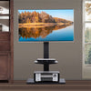 Floor TV Stand Mount Bracket with 2 AV Shelves for 32-65 inch LED LCD