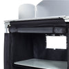 Outdoor 2-6 Shelf Camping Foldable Cupboard Kitchen Station Cook Table Aluminum