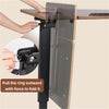 Mobile Tilting Overbed Bedside Desk Adjustable Laptop Cart with Embedded Wheels