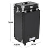 Large Makeup Nail Table Trolley Box Studio Cosmetic Mirror Travel Rolling Case