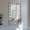 Modern Accent Glass Wall Mirror Rectangular for Living Room Bedroom Office Foyer