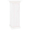 Flower Stand White 40x40x90 cm Solid Wood Pine