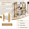 3-Tier Bathroom Organizer Over The Toilet Storage Shelf Rack Adjustable White