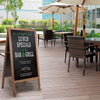 100cm Wood A-Frame Blackboard Chalkboard Cafe Bar Pub Promotion Menu Sign Board