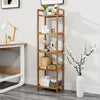 3/4/5 Tier Bamboo Shoe Rack Footwear Organiser Wooden Book Storage Shelves Stand