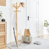 Floor Standing Hat Coat Rack Stand Hanger Umbrella Stand Hall Tree Rack 12 Hook