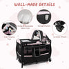 4 in 1 Portable Baby Playard Foldable Newborn Nursery Center w/Bassinet