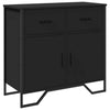 Sideboard Black 79.5x35.5x74.5 Engineered Wood W6W6
