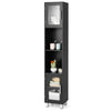 180CM Bathroom Cabinet Freestanding Slim Tower Cabinet Floor Storage Cabinet