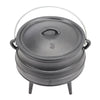8L Litre Cast Iron Potjie African Pot Deep Camping Cooking Pot Campfire Stew Pot