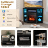 Fireplace TV Stand for TVs up to 50 Inches Electric Fireplace Insert LED Lights