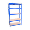 150CM/180CM 5 Tier Racking Shelf Heavy Duty Steel Garage Shelving Unit Garage