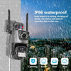 32G 4K IP Camera PTZ Wifi Camera Dual Lens Security Home Cam Video Surveillance