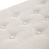 Linen Fabric Upholstered Bench Bed End Window Seat Ottoman Storage Stool Bedroom