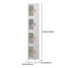 Collapsible Tall Cabinet Slim Narrow Storage Cupboard for Kitchen Bathroom Shelf