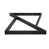 2PCS Industrial Metal Table Legs Stand Feet Desk Bench Bases Cross X Shape Frame