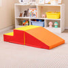 Toddler Soft Play Set Crawling and Climbing Soft Foam Structure-Yellow