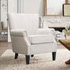 Single Sofa Occasional Leisure Chair Wide Backrest for LivingRoom Bedroom Office