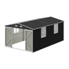 16x10ft ExtraLarge Metal Garden Shed Outdoor Bike Tool Storage House Window Lock