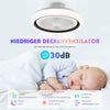 RGB LED Ceiling Fan Light Dimmable Adjustable Wind Speeds with Music Speaker
