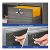 Mobile Filing Cabinet with 3 Drawers Rolling File Storage Cabinets Printer Table