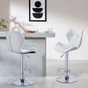 Set of 2 Bar Stools Kitchen Swivel Gas Lift Stools Dining Breakfast Pub Chair