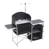 Portable Folding Camping Kitchen Cabinet Storage Work Table Picnic BBQ Outdoor